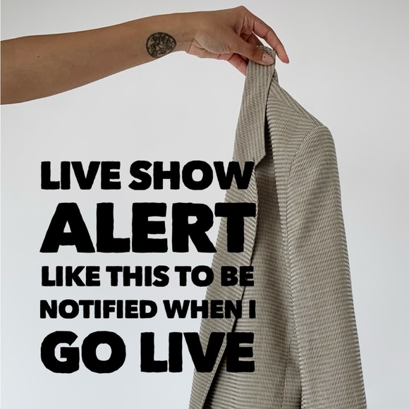Other - LIVE SHOW ALERT - Like to be notified for Posh Show